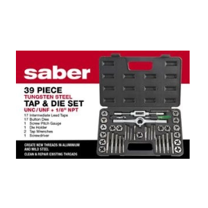 Saber S3 Tap and Die Set - UNC/UNF + 1/8" NPT